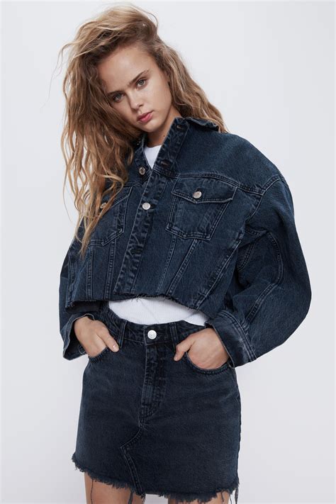 oversized denim jacket zara.